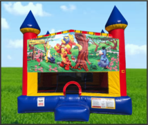 Winnie The Pool Large 15 x 15 Castle Bouncer Winnie The Pool Large 15 x 15 Castle Bouncer