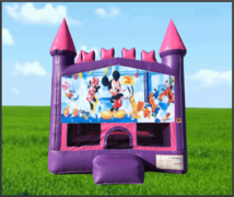 Pink & Purple Micky Club House Castle Bouncer Pink & Purple Micky Club House Castle Bouncer