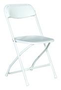 White folding chairs White folding chairs